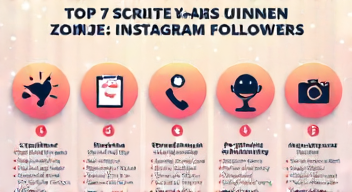 Das sind die Top 7 Schritte beim Instagram-Follower gewinnen