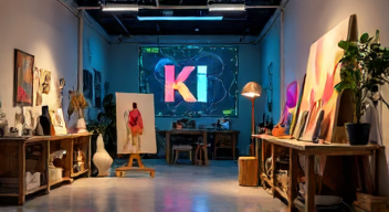 Künstlerische Reaktionen auf KI-Entwicklungen (10/10)